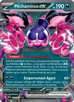 Carte Pokémon Pêchaminus-ex 039