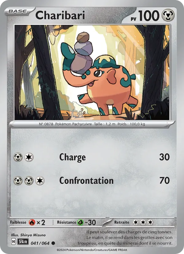 Carte Pokémon Charibari 041/64 de l'extension Fable Nébuleuse