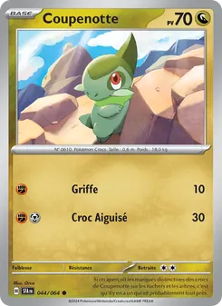 Carte Pokémon Coupenotte 044