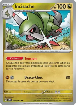 Carte Pokémon Incisache 045
