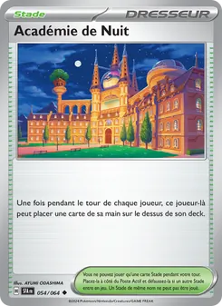 Carte Pokémon Académie de Nuit 054