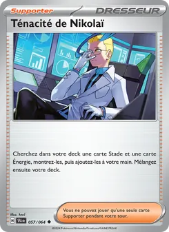 Carte Pokémon Ténacité de Nikolaï 057