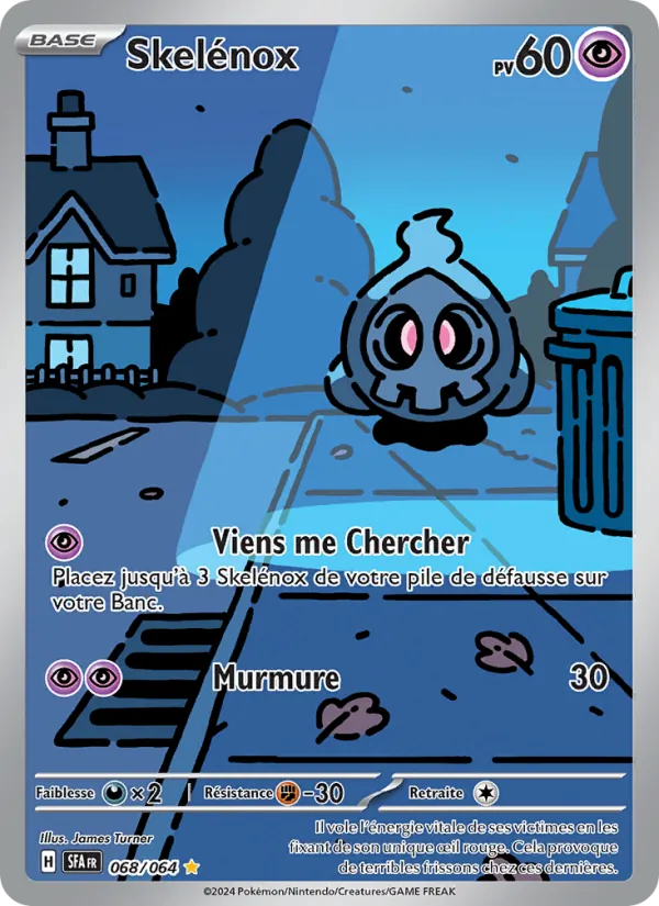 Carte Pokémon Skelénox 068/64 de l'extension Fable Nébuleuse