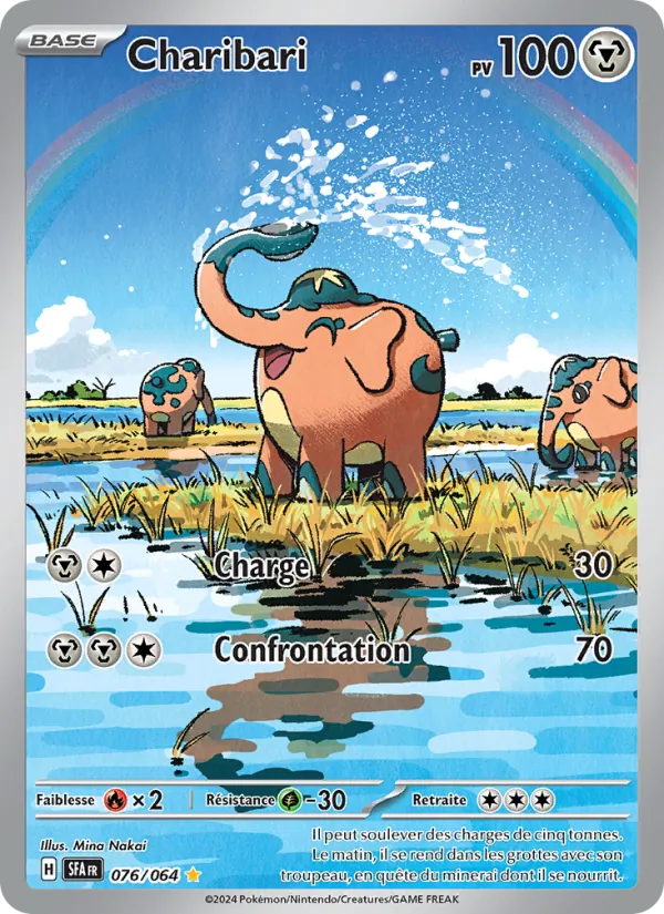 Carte Pokémon Charibari 076/64 de l'extension Fable Nébuleuse