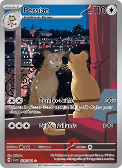 Carte Pokémon Persian 078