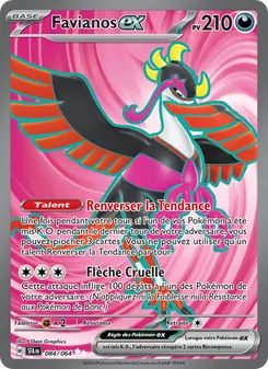 Carte Pokémon Favianos-ex 084