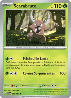 Carte Pokémon Scarabrute 003