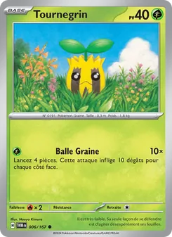 Carte Pokémon Tournegrin 006