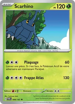 Carte Pokémon Scarhino 008