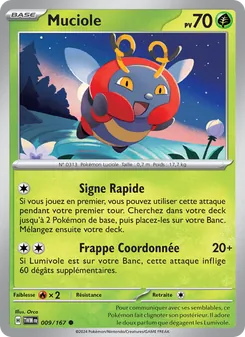 Carte Pokémon Muciole 009
