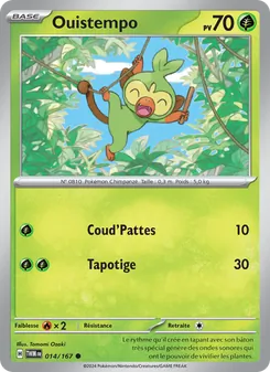 Carte Pokémon Ouistempo 014