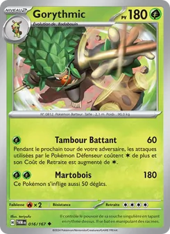Carte Pokémon Gorythmic 016
