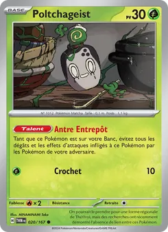 Carte Pokémon Poltchageist 020