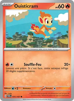 Carte Pokémon Ouisticram 031