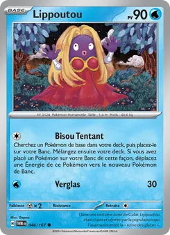 Carte Pokémon Lippoutou 046