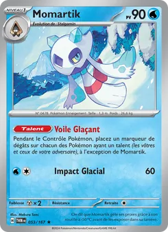Carte Pokémon Momartik 053