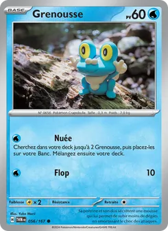 Carte Pokémon Grenousse 056