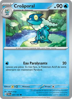 Carte Pokémon Croâporal 057