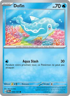 Carte Pokémon Dofin 059