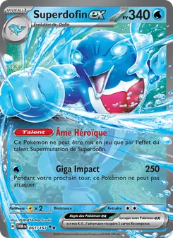 Carte Pokémon Superdofin-ex 061