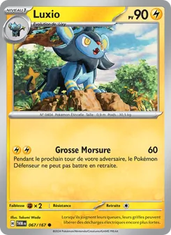 Carte Pokémon Luxio 067