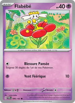 Carte Pokémon Flabébé 086
