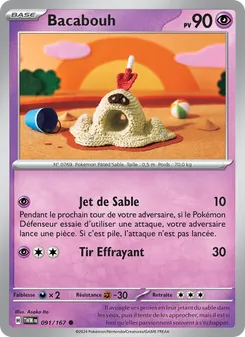 Carte Pokémon Bacabouh 091 — Mascarade Crépusculaire