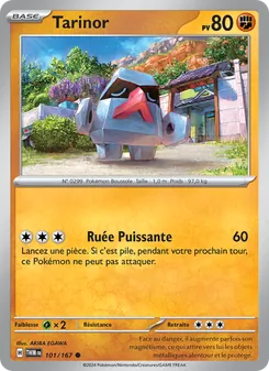 Carte Pokémon Tarinor 101 — Mascarade Crépusculaire