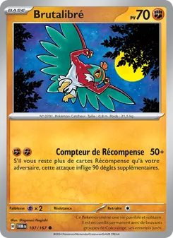 Carte Pokémon Brutalibré 107