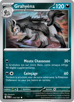 Carte Pokémon Grahyèna 114
