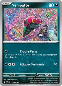 Carte Pokémon Venipatte 115