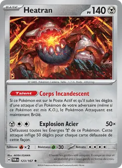 Carte Pokémon Heatran 123