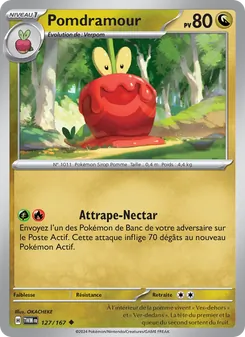 Carte Pokémon Pomdramour 127
