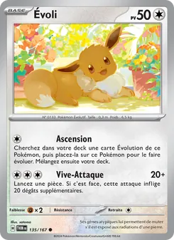 Carte Pokémon Évoli 135