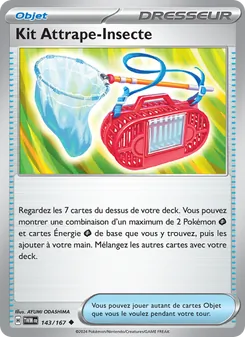 Carte Pokémon Kit Attrape-Insecte 143