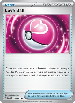 Carte Pokémon Love Ball 156