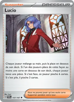 Carte Pokémon Lucio 157