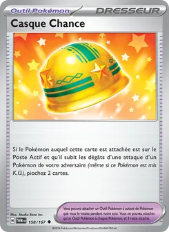 Carte Pokémon Casque Chance 158