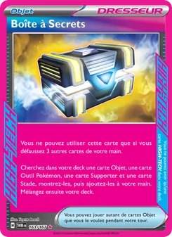Carte Pokémon Boîte à Secrets 163