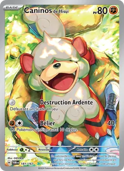 Carte Pokémon Caninos de Hisui 181