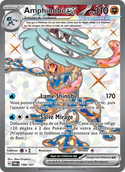 Carte Pokémon Amphinobi-ex 198