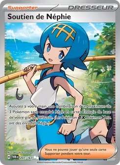 Carte Pokémon Soutien de Néphie 207 — Mascarade Crépusculaire