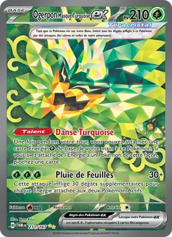 Carte Pokémon Ogerpon Masque Turquoise-ex 211