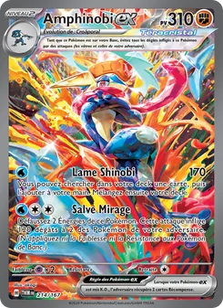 Carte Pokémon Amphinobi-ex 214