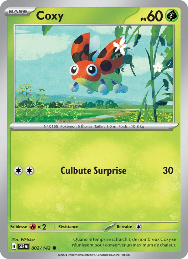Carte Pokémon Coxy 002/142 de l'extension Couronne Stellaire