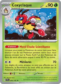 Carte Pokémon Coxyclaque 003