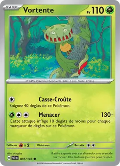 Carte Pokémon Vortente 007