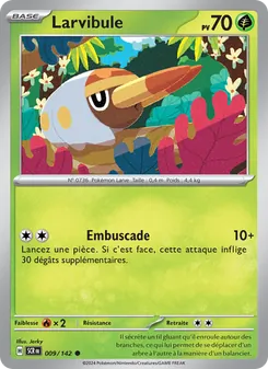 Carte Pokémon Larvibule 009