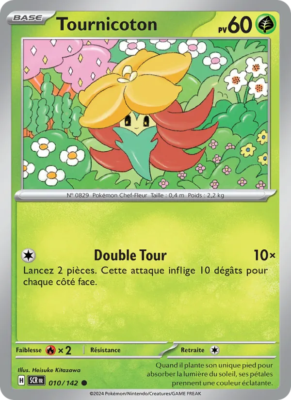 Carte Pokémon Tournicoton 010/142 de l'extension Couronne Stellaire