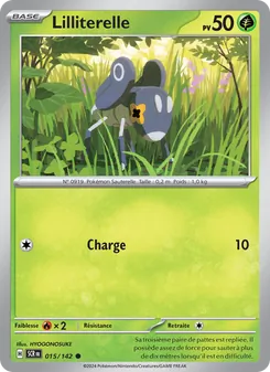 Carte Pokémon Lilliterelle 015